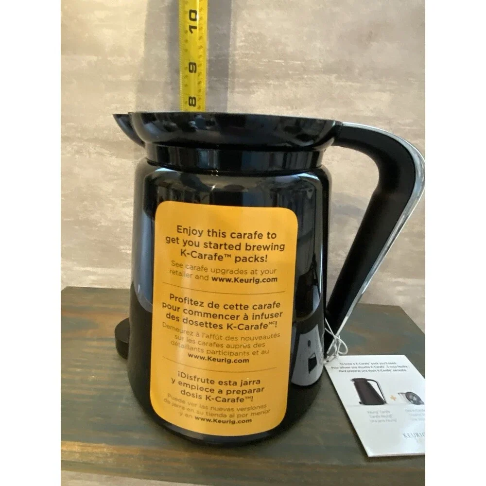 Keurig Hot 2.0 Carafe 32 oz Brewing Capacity Black Keurig Plus New